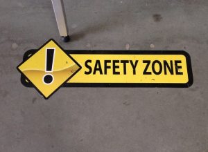 Warehouse Signs safety floor vinyl graphics 300x220